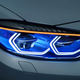 BMW laser headlights, which America does not get.